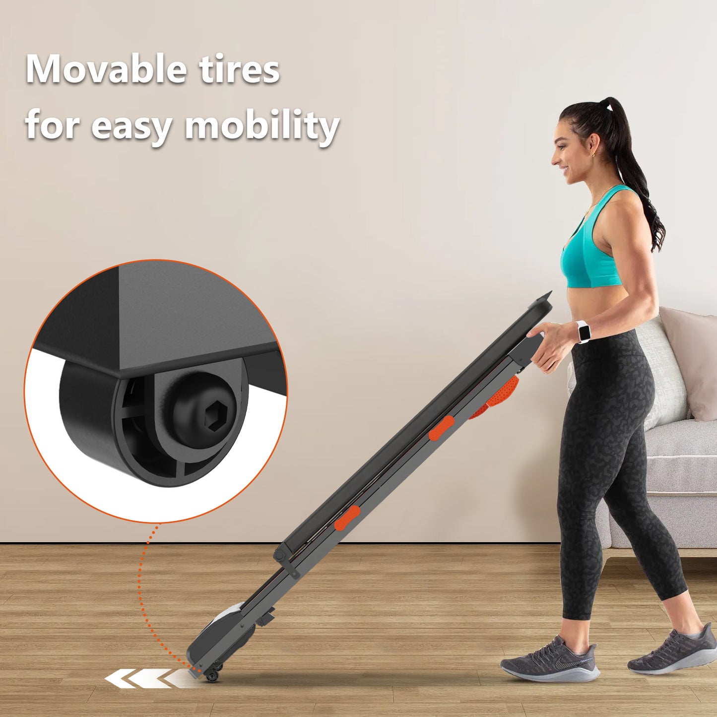 STRIDE+ Aokda Walk Pad Treadmill