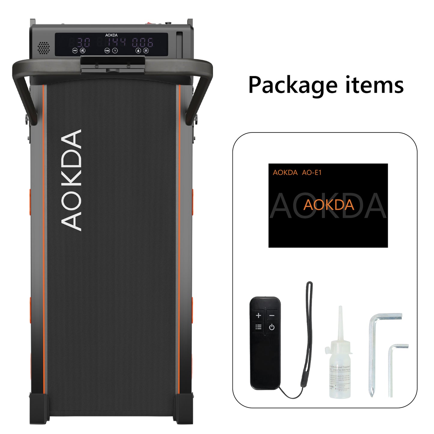 STRIDE+ Aokda Walk Pad Treadmill