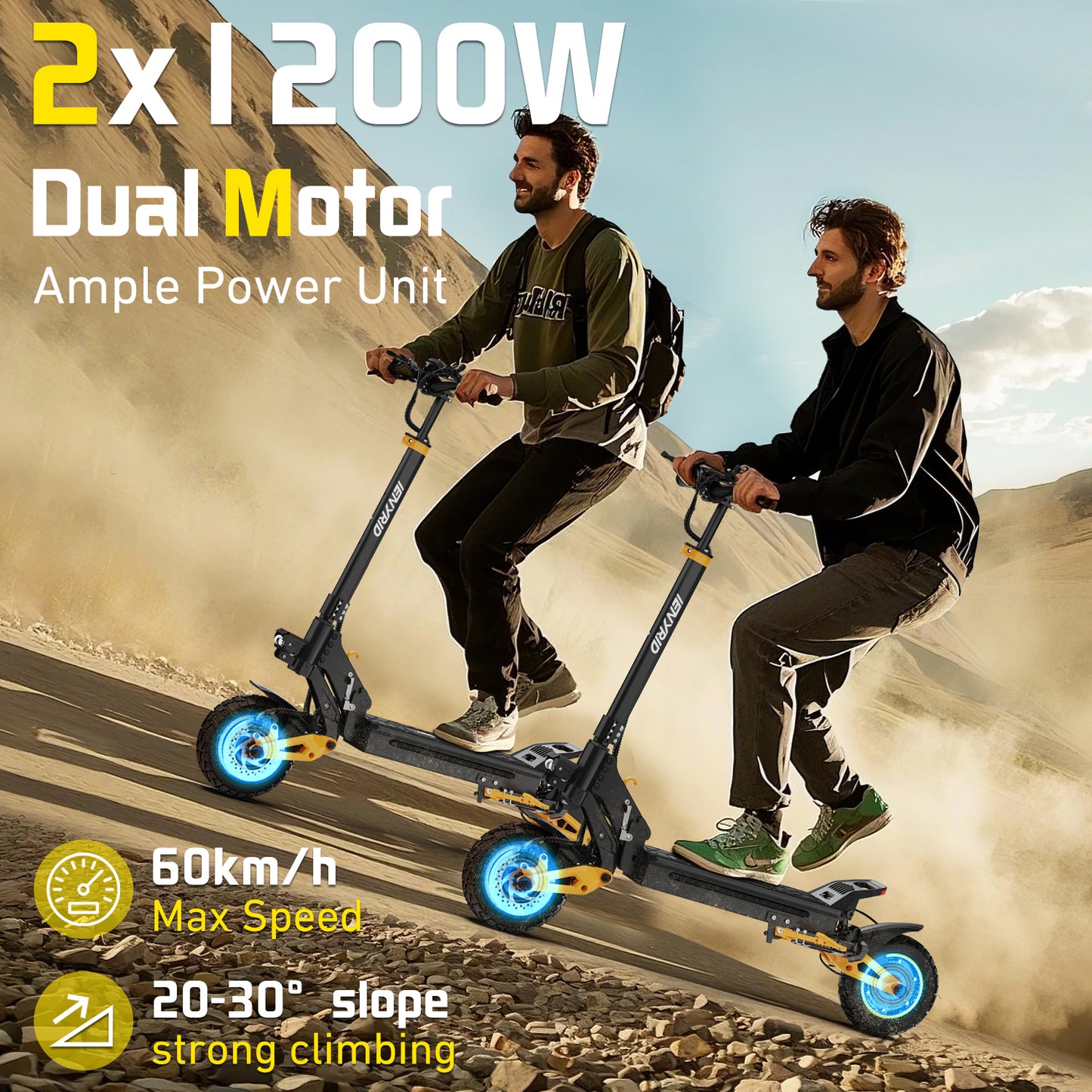 STRIDE+ Electric Scooter (iENYRID ES1)