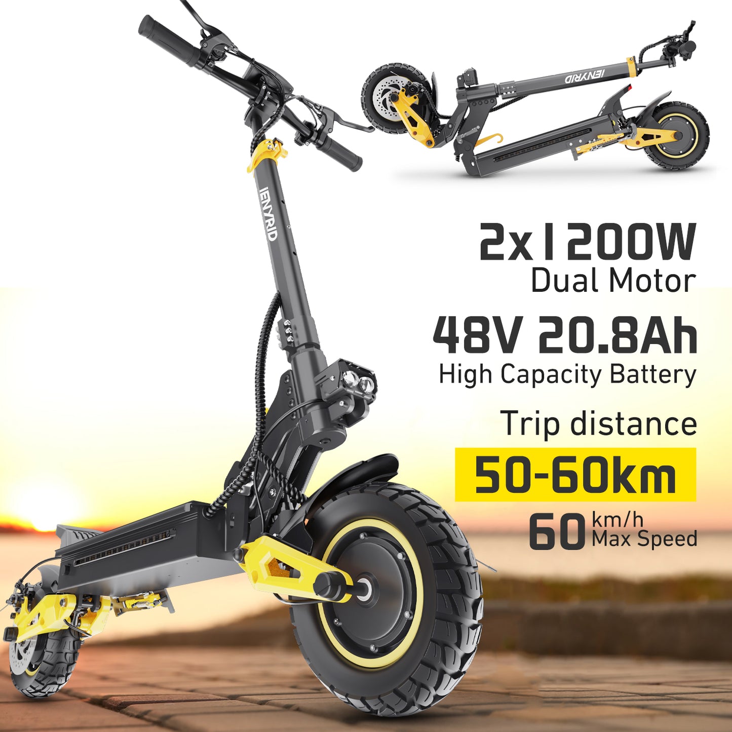 STRIDE+ Electric Scooter (iENYRID ES1)