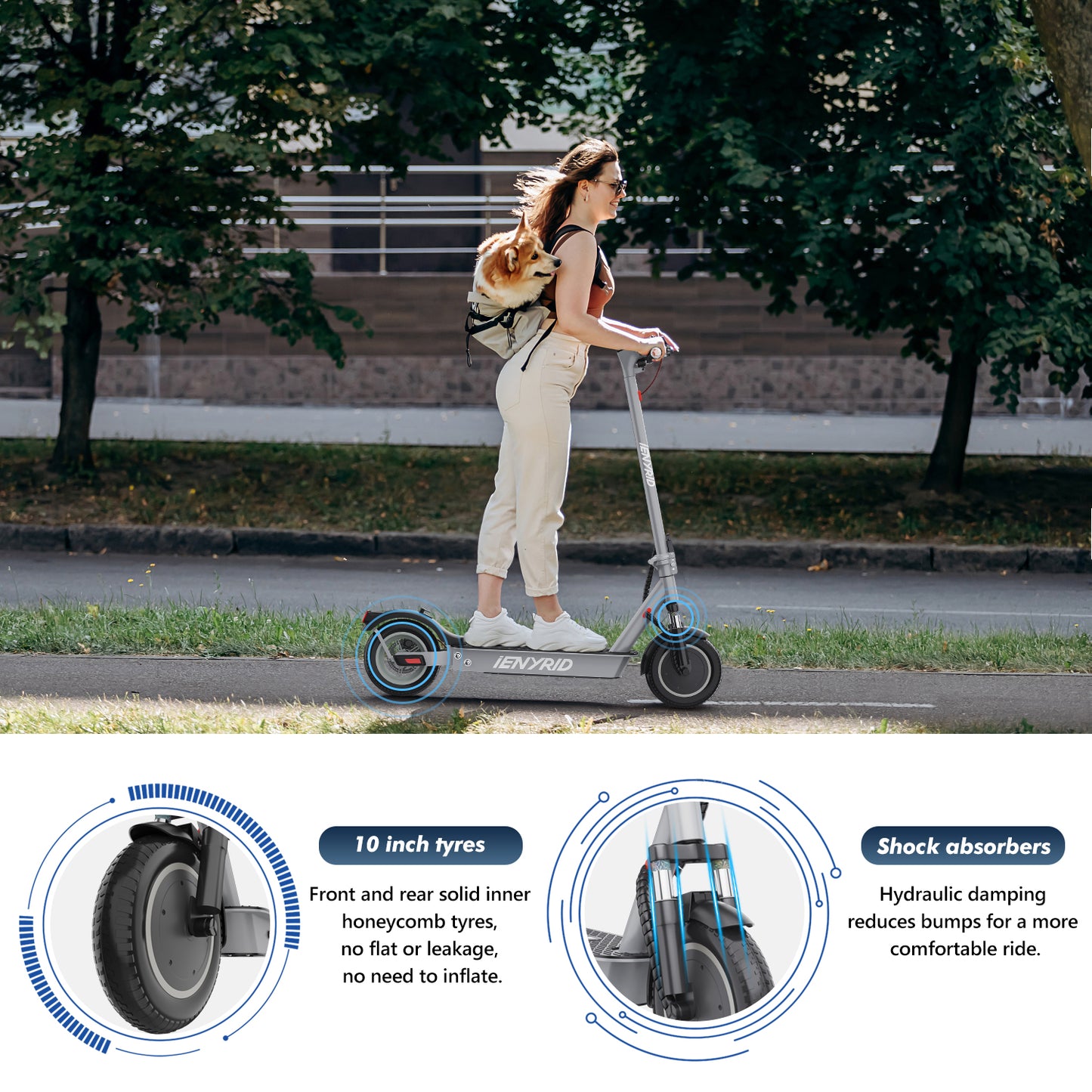 STRIDE+ Electric Scooter (iENYRID M1)